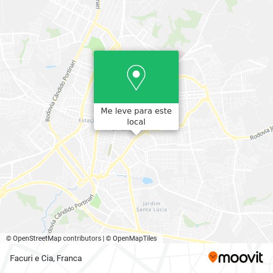 Facuri e Cia mapa