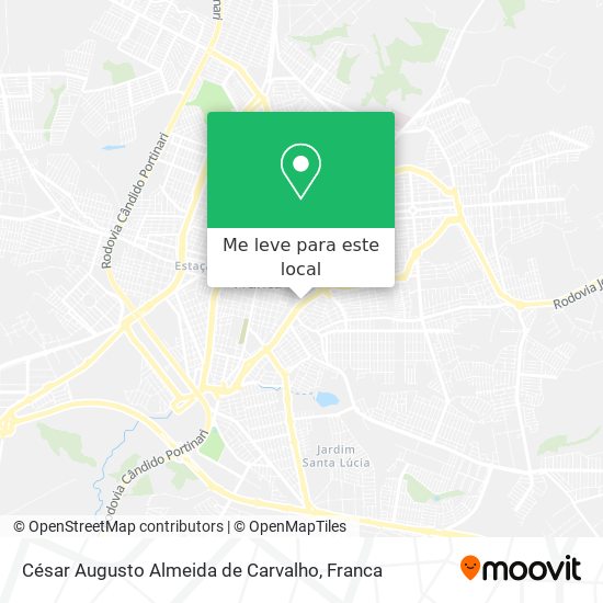 César Augusto Almeida de Carvalho mapa