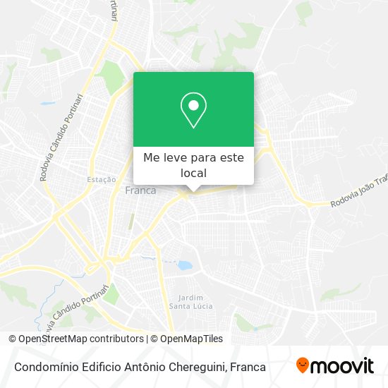 Condomínio Edificio Antônio Chereguini mapa