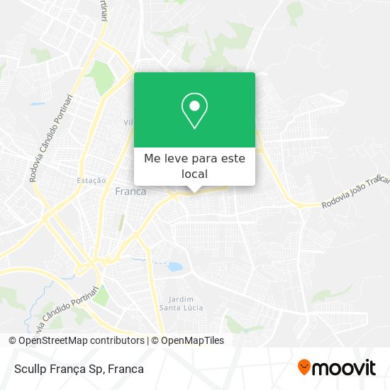Scullp França Sp mapa