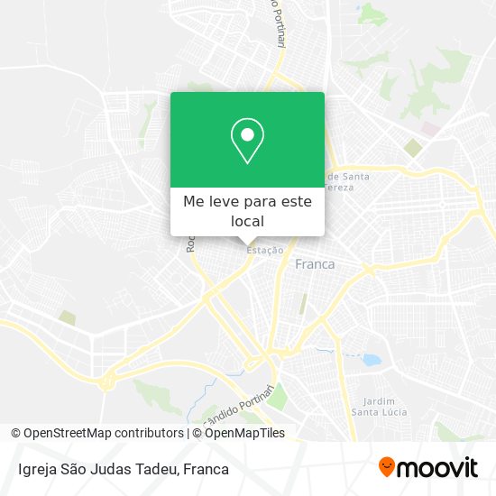 Igreja São Judas Tadeu mapa