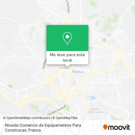 Nicezio Comercio de Equipamentos Para Construcao mapa