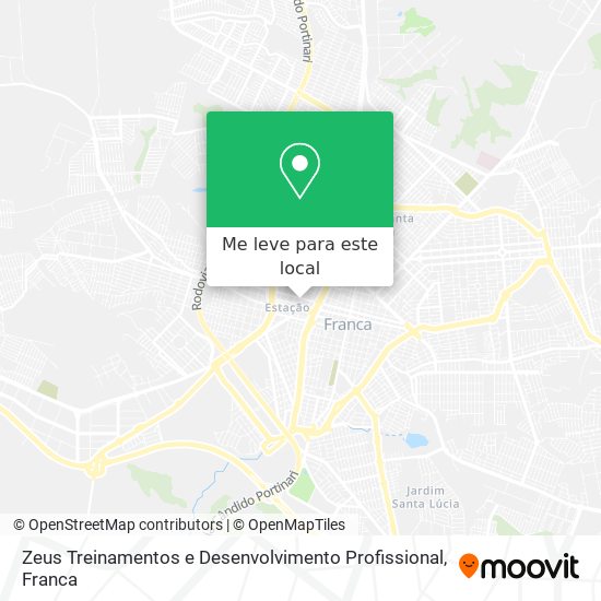 Zeus Treinamentos e Desenvolvimento Profissional mapa