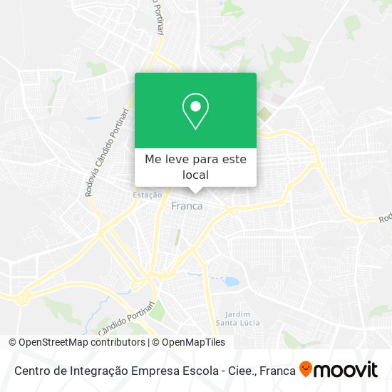 Centro de Integração Empresa Escola - Ciee. mapa