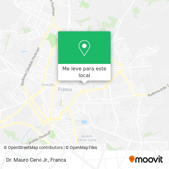 Dr. Mauro Cervi Jr. mapa