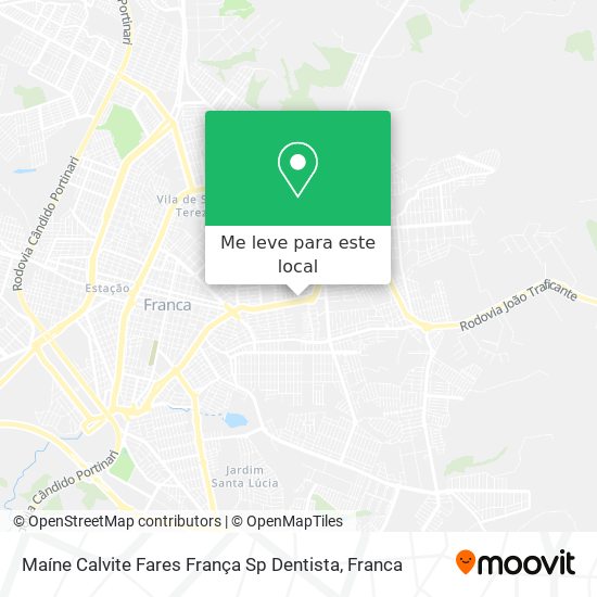 Maíne Calvite Fares França Sp Dentista mapa
