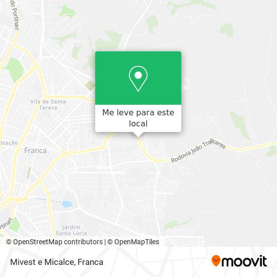 Mivest e Micalce mapa