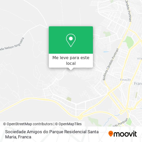Sociedade Amigos do Parque Residencial Santa Maria mapa