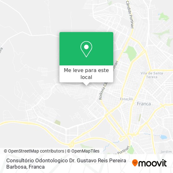 Consultório Odontologico Dr. Gustavo Reis Pereira Barbosa mapa