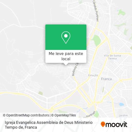 Igreja Evangelica Assembleia de Deus Ministerio Tempo de mapa