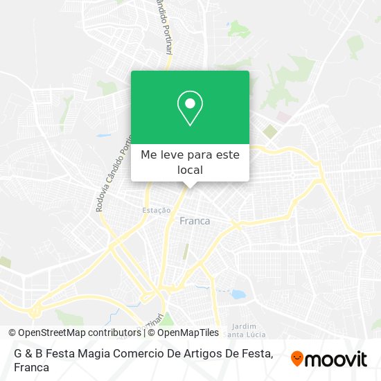 G & B Festa Magia Comercio De Artigos De Festa mapa