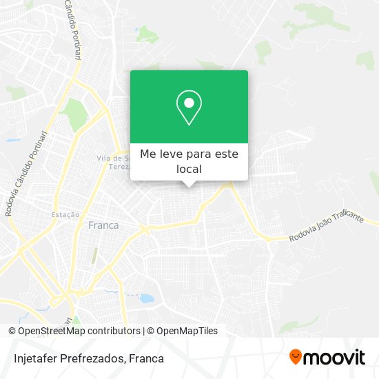 Injetafer Prefrezados mapa