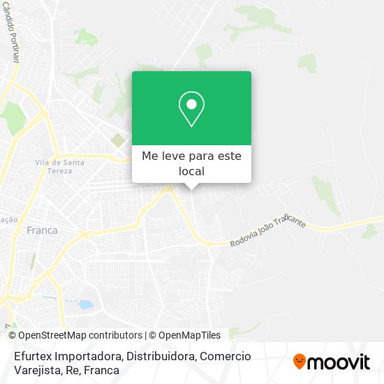 Efurtex Importadora, Distribuidora, Comercio Varejista, Re mapa
