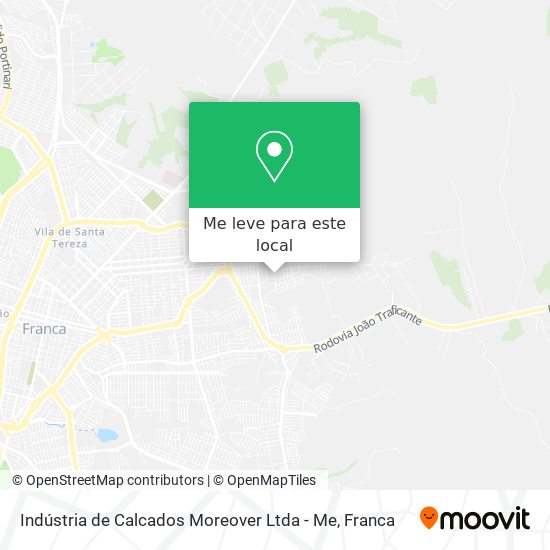Indústria de Calcados Moreover Ltda - Me mapa