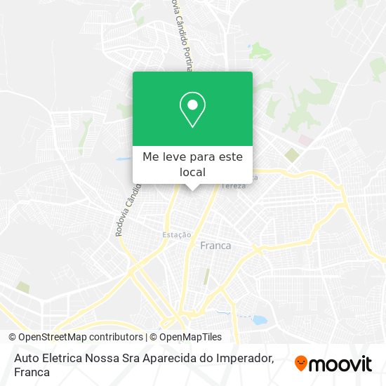 Auto Eletrica Nossa Sra Aparecida do Imperador mapa
