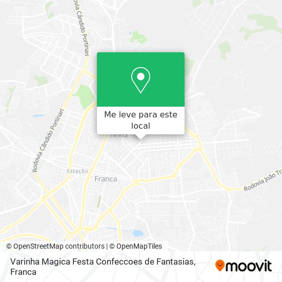 Varinha Magica Festa Confeccoes de Fantasias mapa