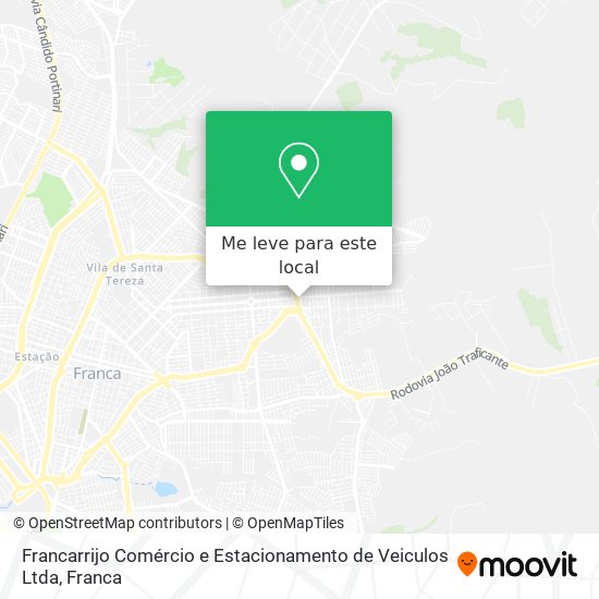 Francarrijo Comércio e Estacionamento de Veiculos Ltda mapa