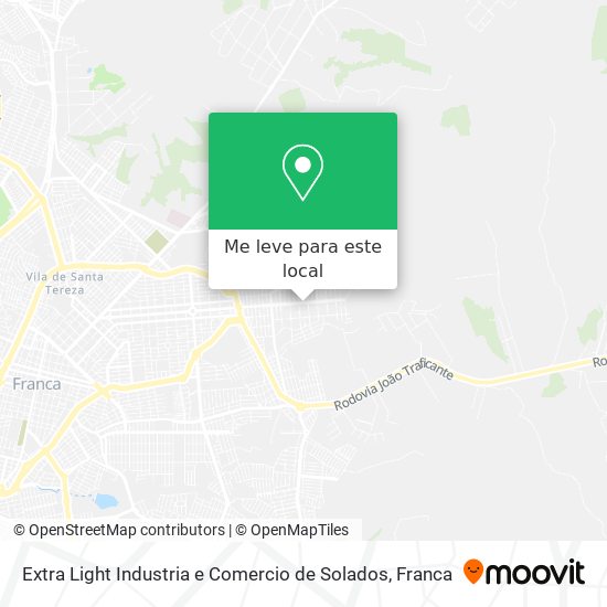 Extra Light Industria e Comercio de Solados mapa
