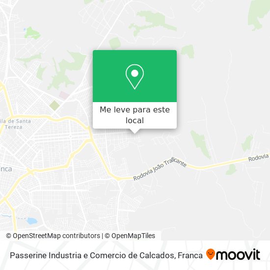 Passerine Industria e Comercio de Calcados mapa