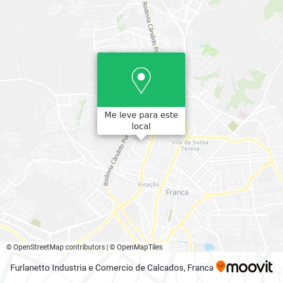 Furlanetto Industria e Comercio de Calcados mapa