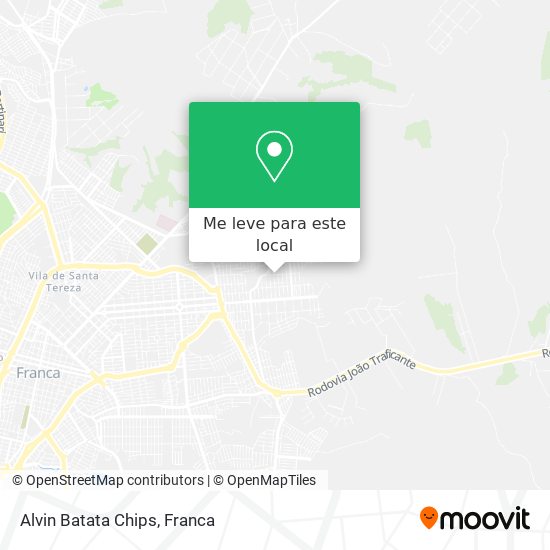 Alvin Batata Chips mapa
