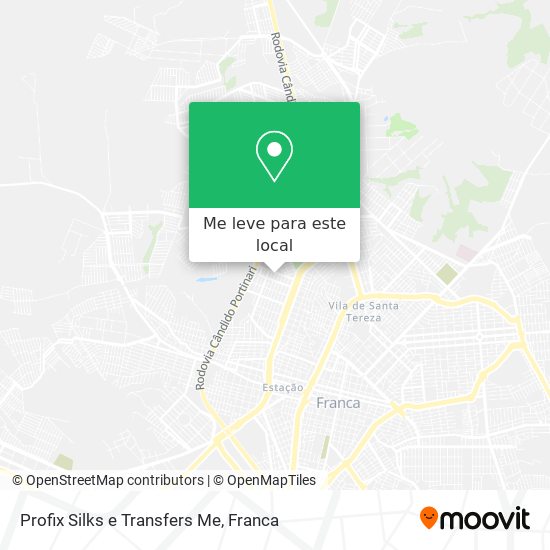 Profix Silks e Transfers Me mapa