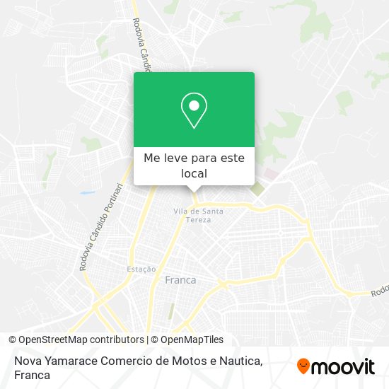 Nova Yamarace Comercio de Motos e Nautica mapa