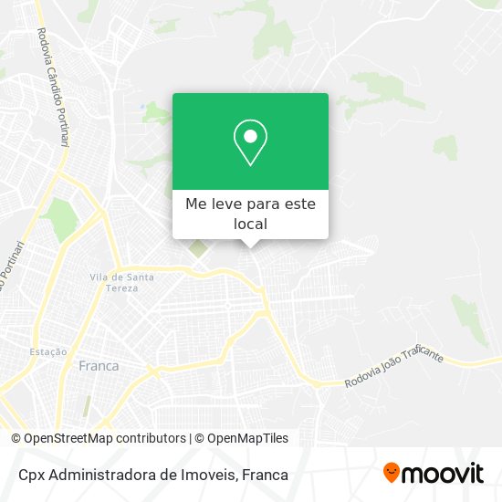 Cpx Administradora de Imoveis mapa