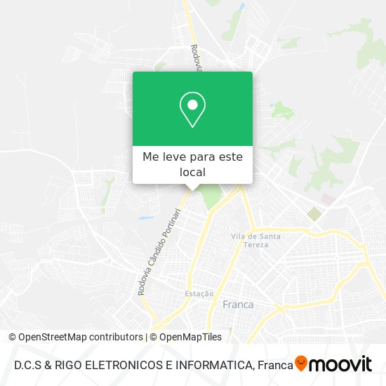 D.C.S & RIGO ELETRONICOS E INFORMATICA mapa