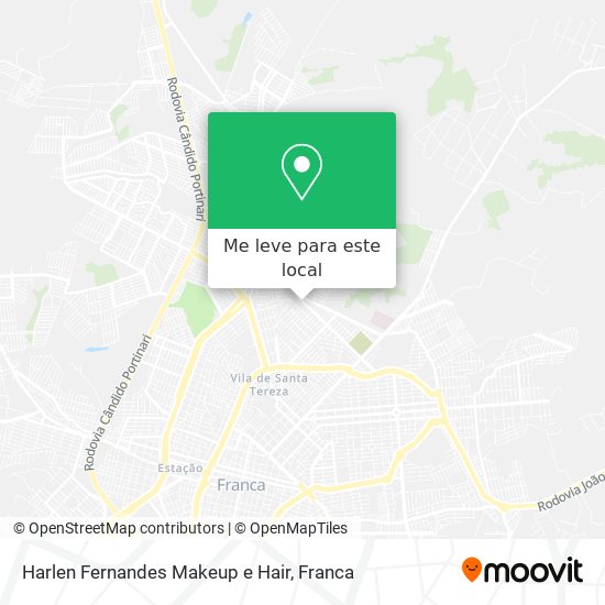 Harlen Fernandes Makeup e Hair mapa