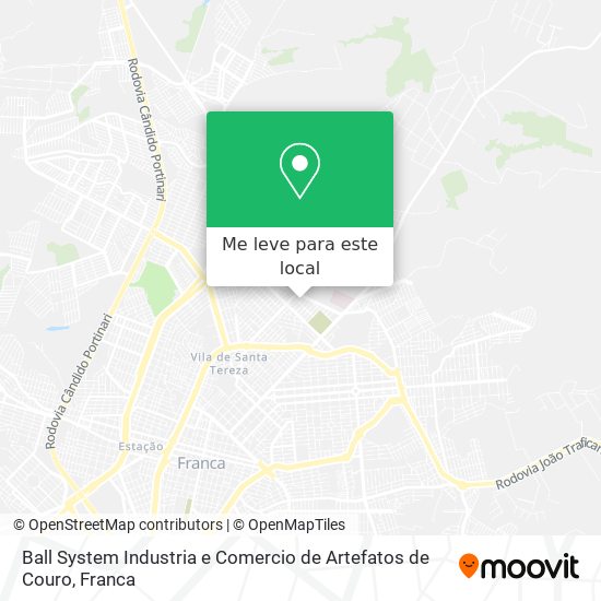 Ball System Industria e Comercio de Artefatos de Couro mapa