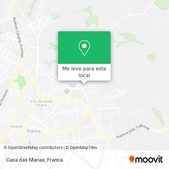 Casa das Marias mapa