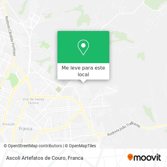 Ascoli Artefatos de Couro mapa