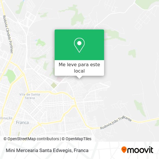 Mini Mercearia Santa Edwegis mapa
