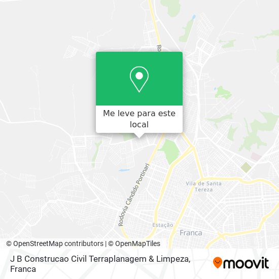 J B Construcao Civil Terraplanagem & Limpeza mapa