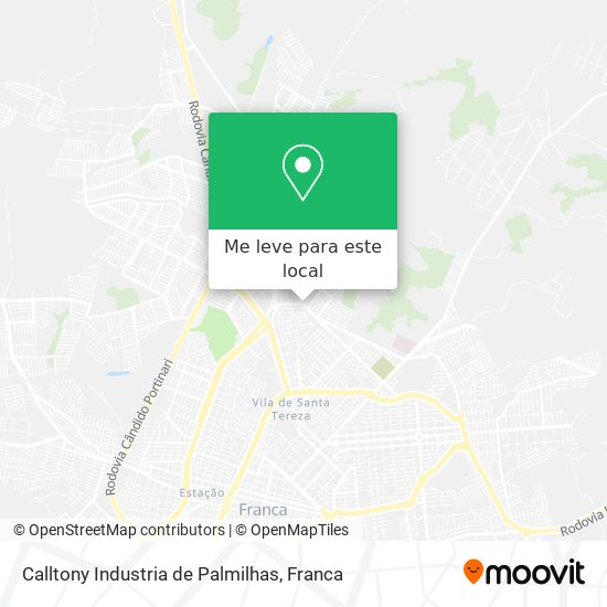 Calltony Industria de Palmilhas mapa