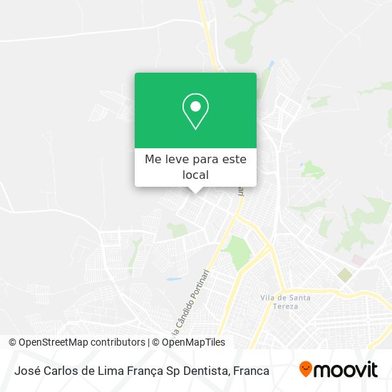 José Carlos de Lima França Sp Dentista mapa