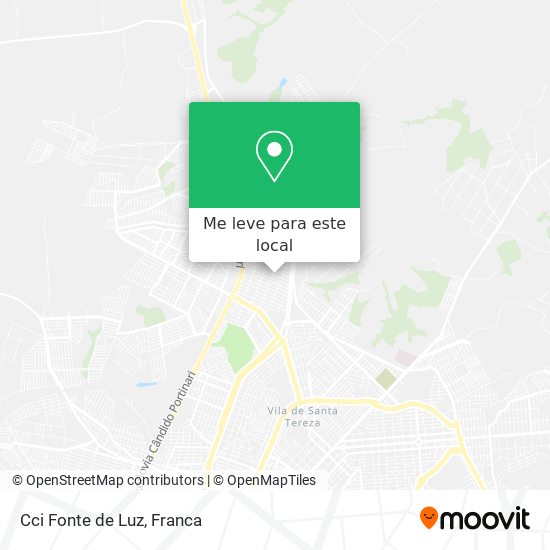 Cci Fonte de Luz mapa