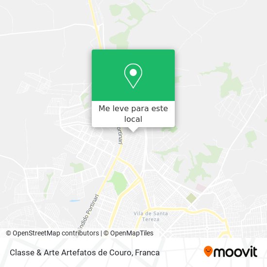 Classe & Arte Artefatos de Couro mapa