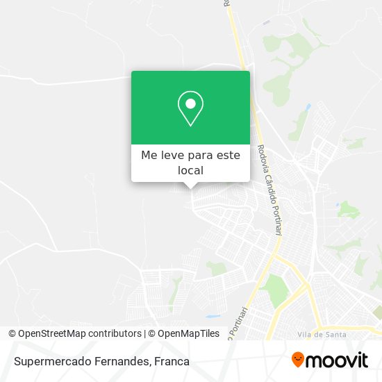 Supermercado Fernandes mapa