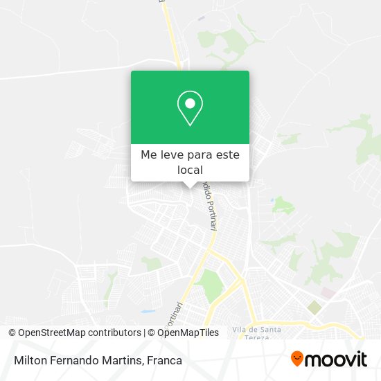 Milton Fernando Martins mapa
