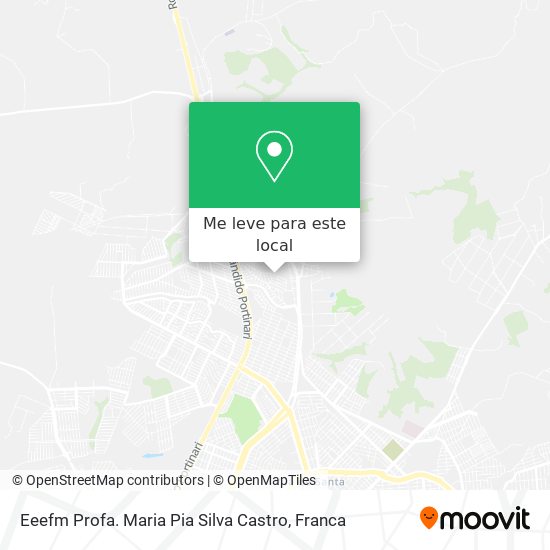 Eeefm Profa. Maria Pia Silva Castro mapa