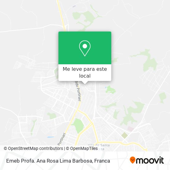 Emeb Profa. Ana Rosa Lima Barbosa mapa