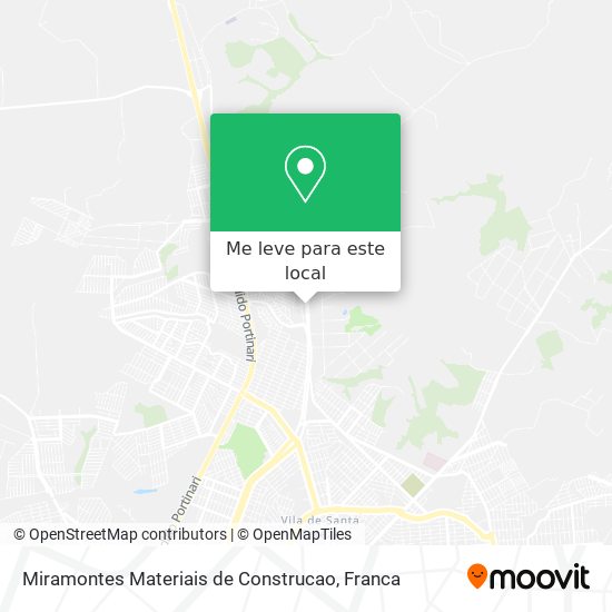 Miramontes Materiais de Construcao mapa