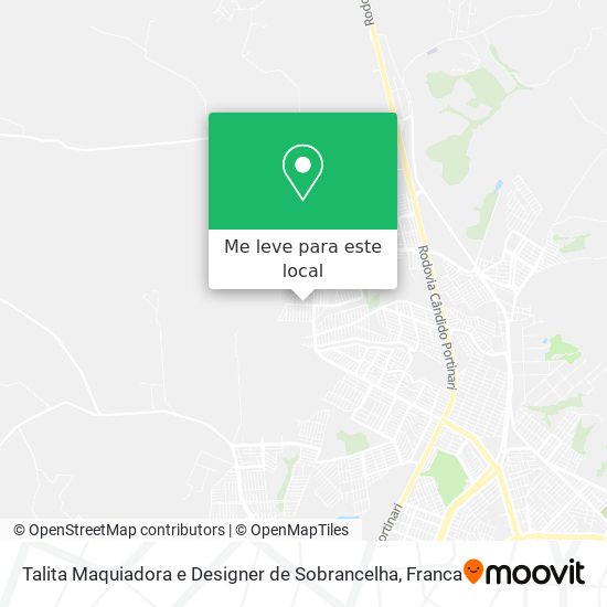 Talita Maquiadora e Designer de Sobrancelha mapa