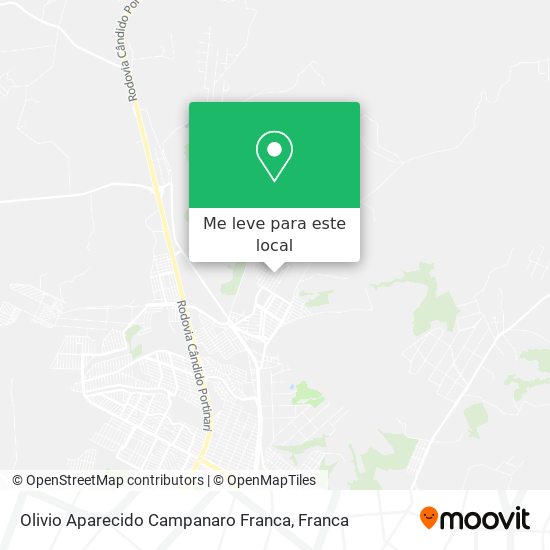 Olivio Aparecido Campanaro Franca mapa