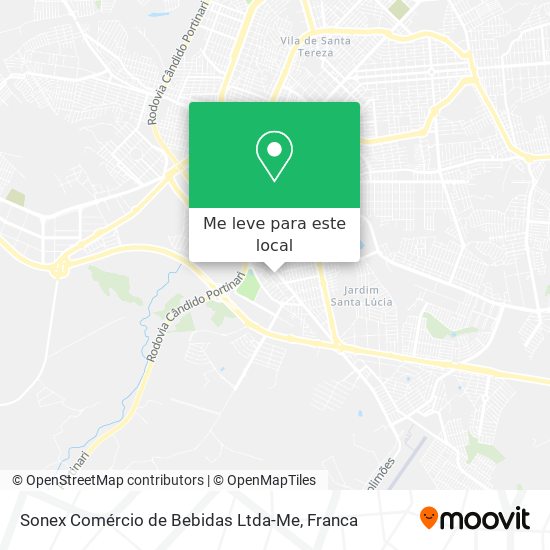 Sonex Comércio de Bebidas Ltda-Me mapa