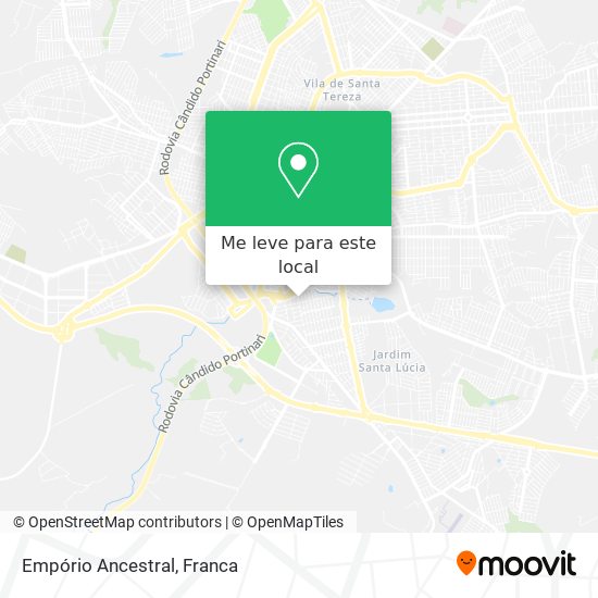 Empório Ancestral mapa