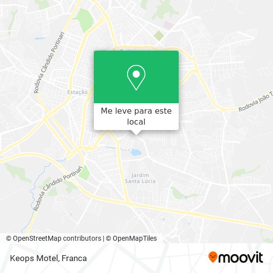 Keops Motel mapa