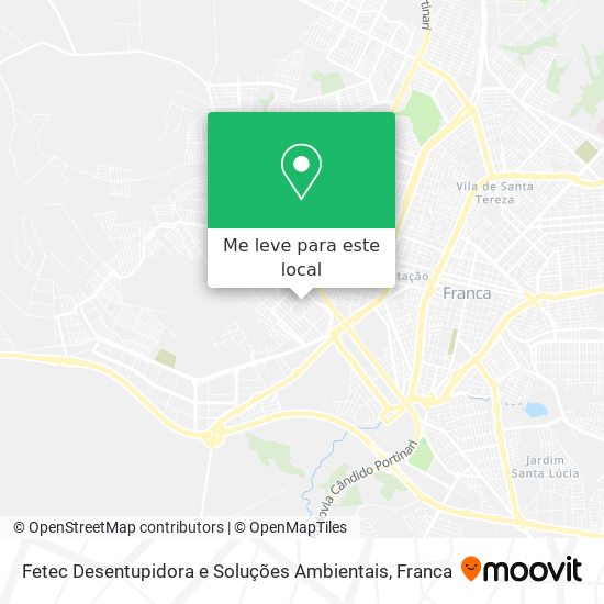 Fetec Desentupidora e Soluções Ambientais mapa